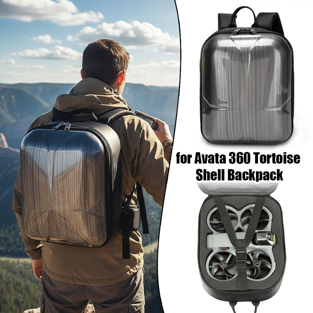 Drone Backpack - กระเป๋าเป้สะพายหลังแบบแข็งสำหรับดีเจไอ อวาต้า 360 โดรน บอดี้&รีโมทคอนโทรล กระเป๋าใส่ของแบบกันน้ำ