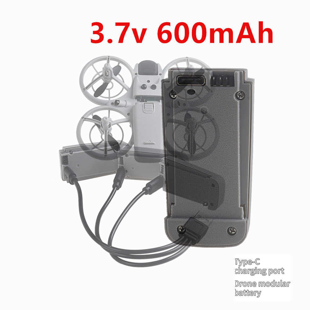 Drone Battery Charger - 802540 3.7V 600mAh แบตเตอรี่ลิโป้สำหรับ 4D-V53 รีโมทคอนโทรลเครื่องบินแบตเตอรี่อุปกรณ์เสริมพร้อมชุดเครื่องชาร์จ
