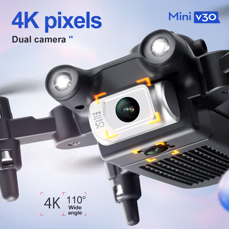 Mini V30 WiFi FPV Drone 4K HD  - Drone Controller Screen บทวิจารณ์และราคา