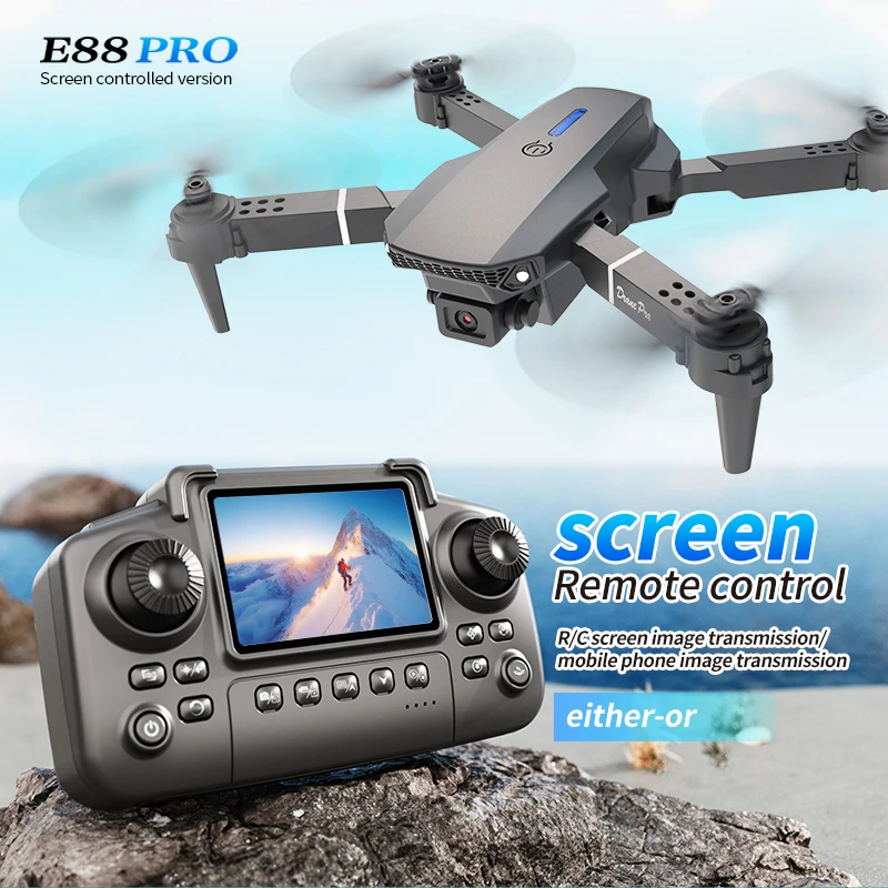 Professional E88 PRO Drone หน้ - Drone Controller Screen บทวิจารณ์และราคา