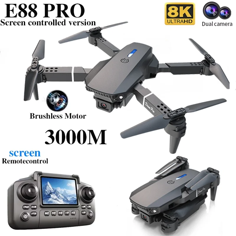 Professional E88 PRO Drone หน้ - Drone Controller Screen บทวิจารณ์และราคา