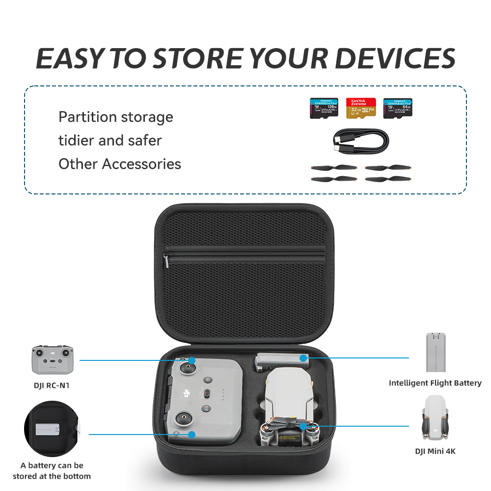 กระเป๋าเก็บของแบบพกพากระเป๋าป้ - Drone Carrying Case บทวิจารณ์และราคา