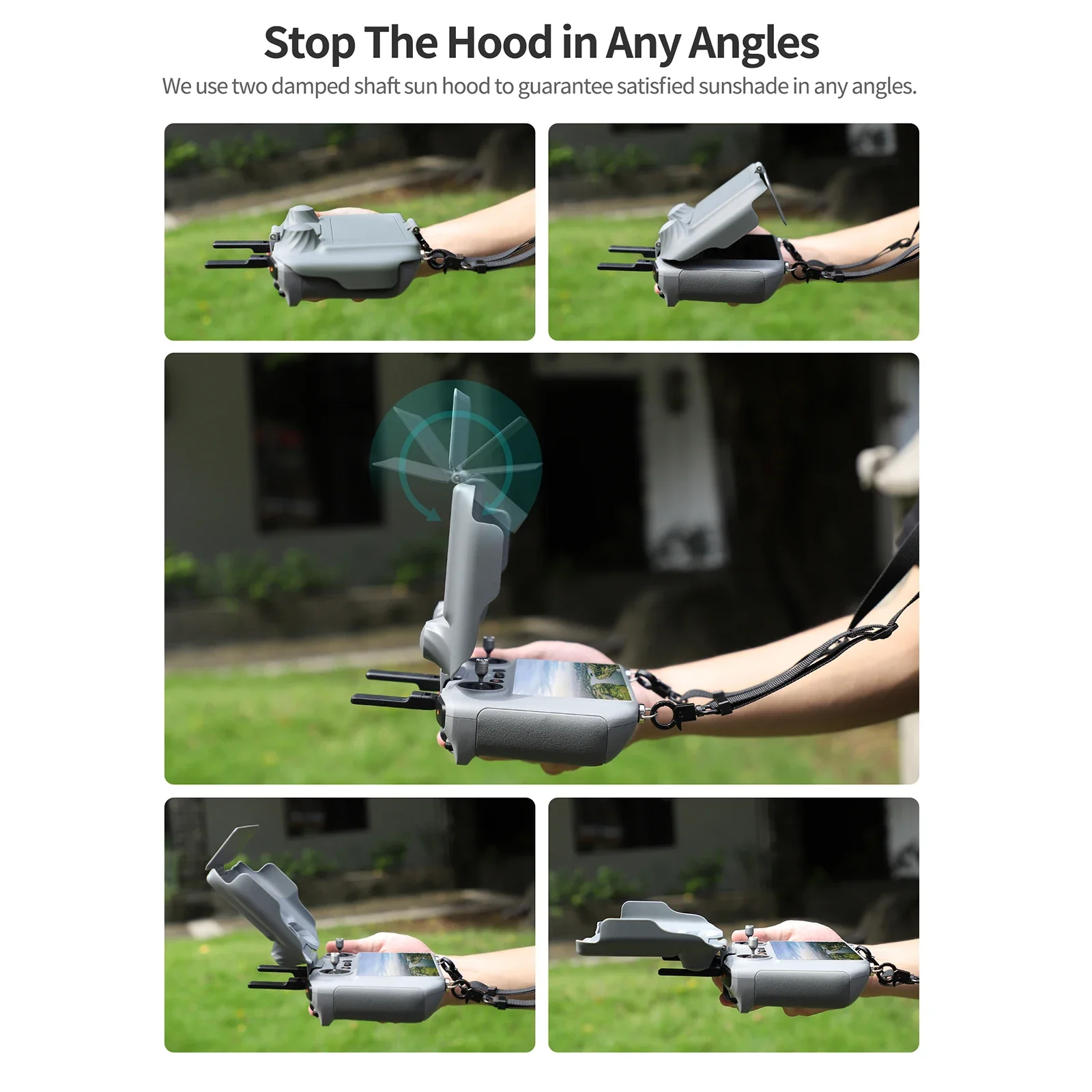 ฝาครอบป้องกันหน้าจอสำหรับ DJI  - Drone Sun Shade บทวิจารณ์และราคา