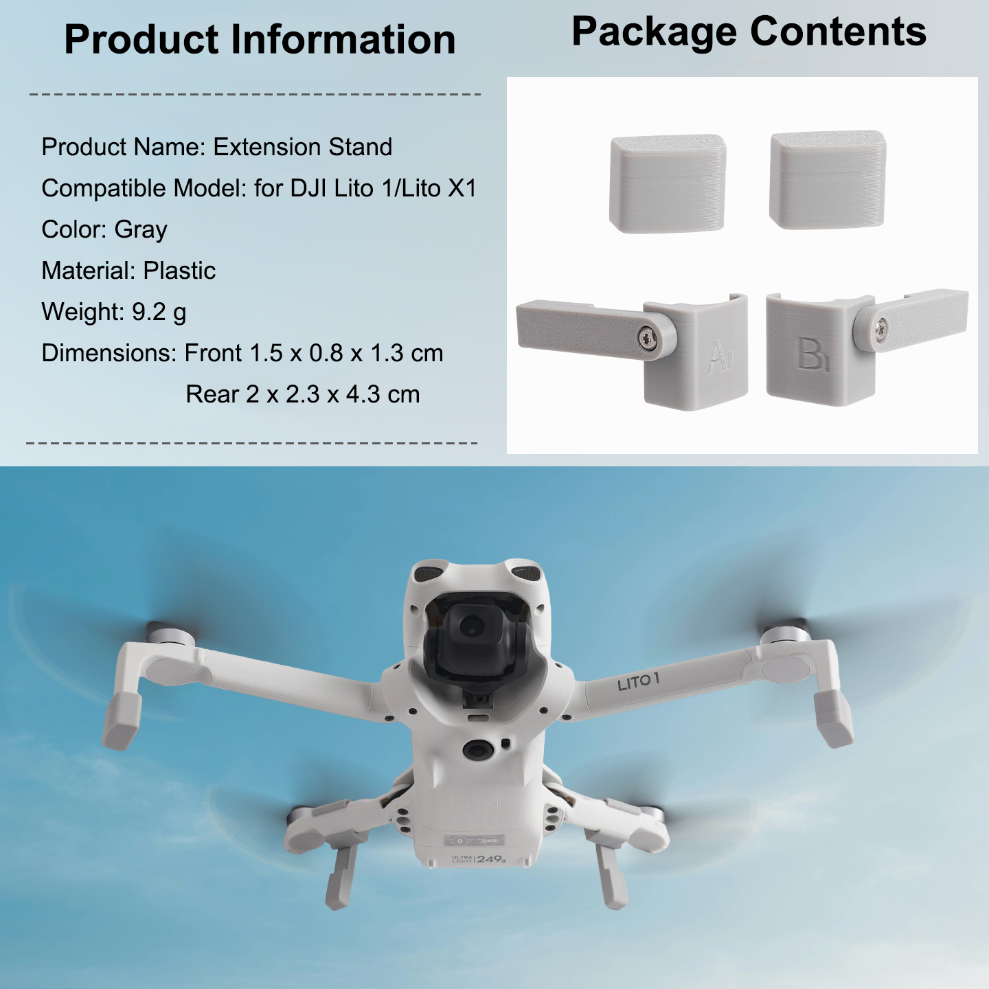 อุปกรณ์ยืดขาตั้งสำหรับโดรน DJI - Drone Landing Pad บทวิจารณ์และราคา