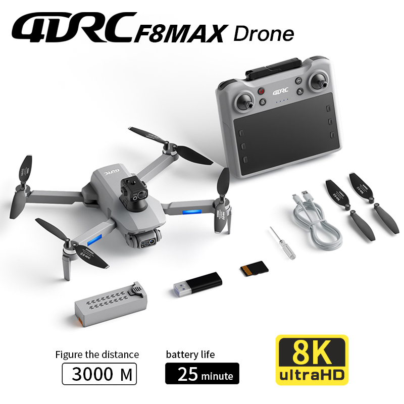 โดรน F8 MAX GPS ระดับมืออาชีพ  - Drone Controller Screen บทวิจารณ์และราคา
