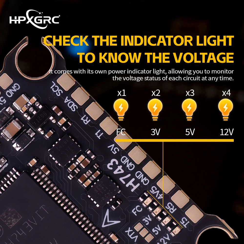 HPXGRC H743 ตัวควบคุมการบิน Du - Betaflight Fc F7 บทวิจารณ์และราคา